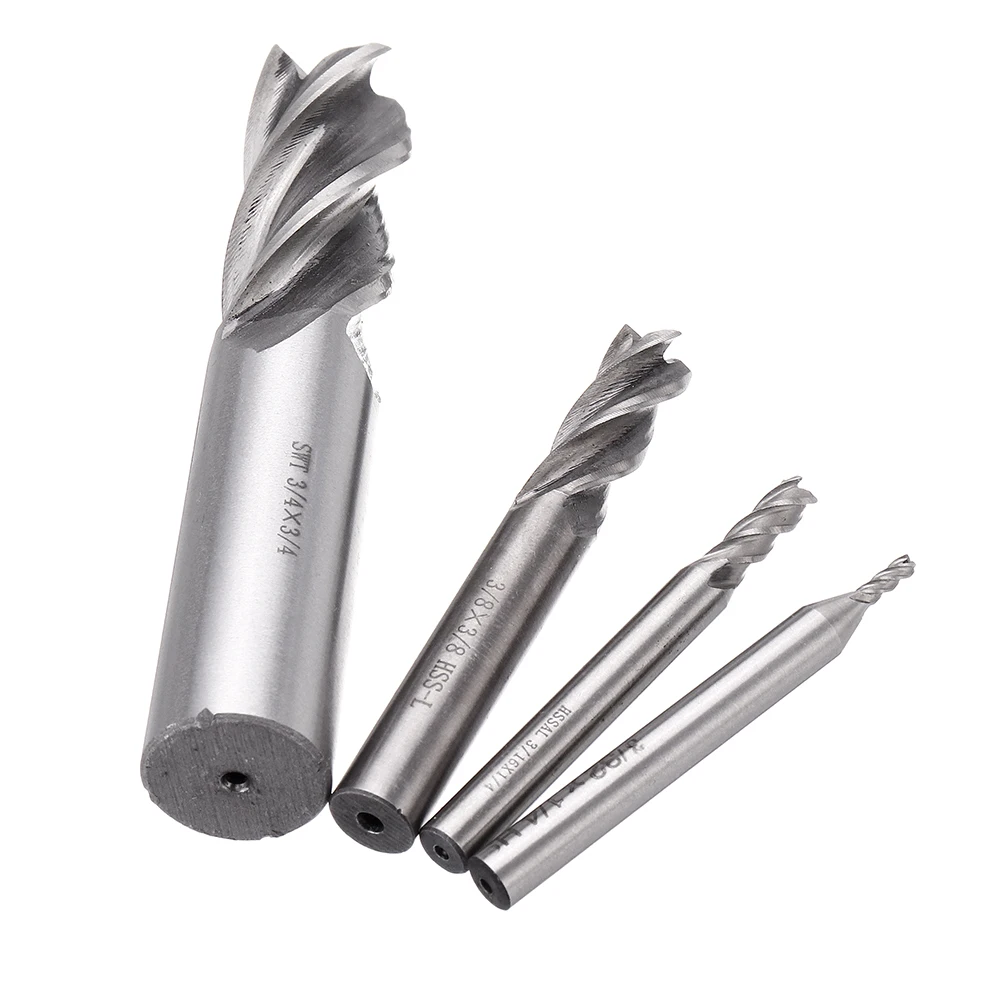 5//64 x 3//8/" Shank 2F Cobalt Steel Double End Mill USA