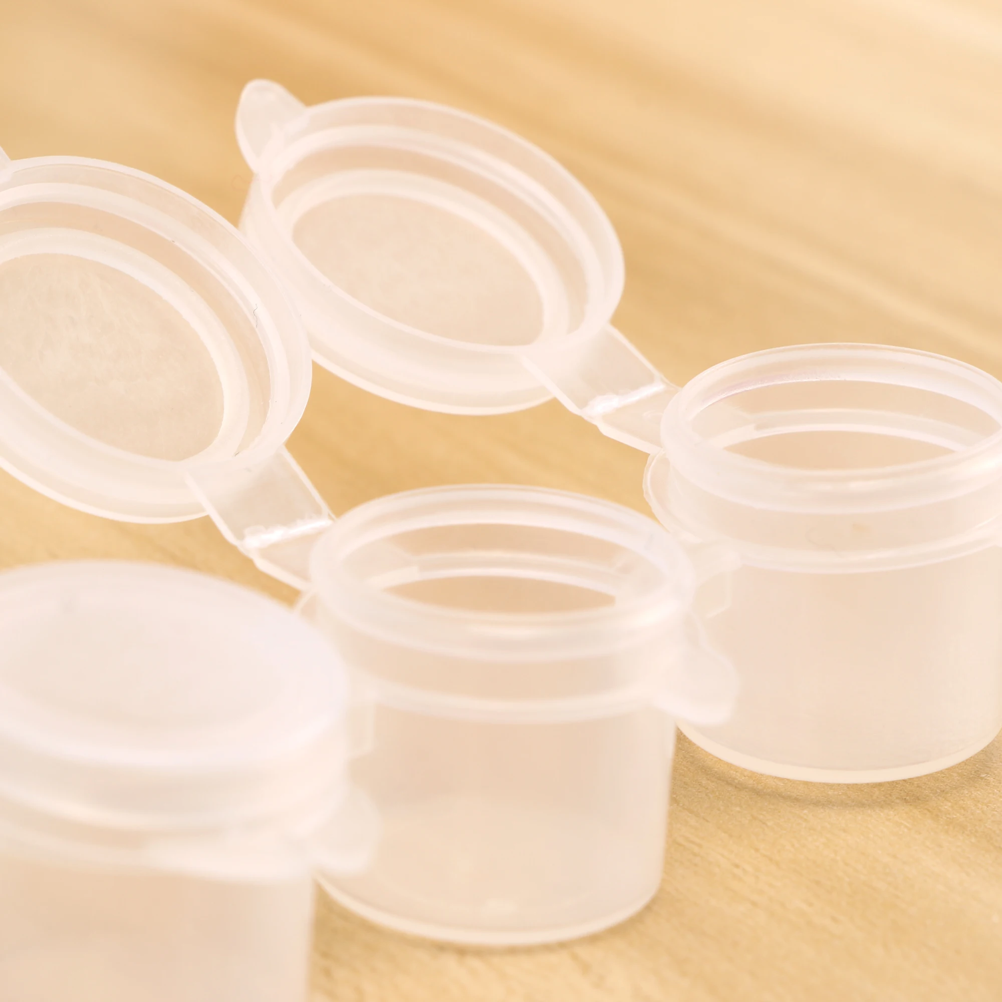 6 Pots Empty Paint Strip Mini Paint Box Pod Art Craft Plastic Storage Container Pigment Container Drawing Accessories New 2024 5
