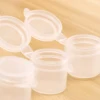 6 Pots Empty Paint Strip Mini Paint Box Pod Art Craft Plastic Storage Container Pigment Container Drawing Accessories New 2024 5
