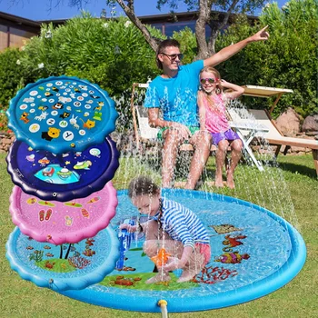 

Kids Sprinkler Seat Water Playing Mat Outdoor Summer Water Toys Shower Pad PVC Inflatable Cushion