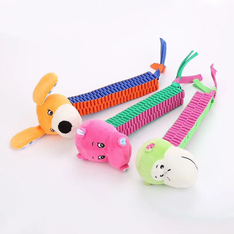 

Funny Animals Head Braided Knot Pet Dog Molar Toy Dogs Chew Bite Resistant Toys Helping Dogs Clean And Exercise Teeth