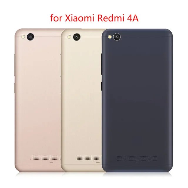 Задняя крышка аккумулятора для Xiaomi Redmi 4A Корпус задней двери + Боковая клавиша
