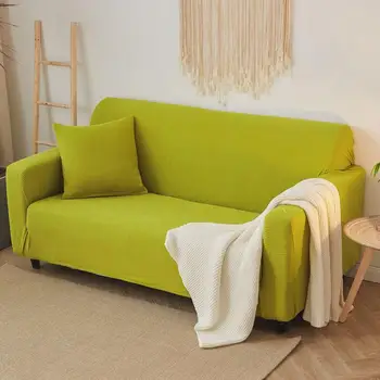 

J Velvet Plush L Shaped Sofa Cover for Living Room Elastic Furniture Couch Slipcover Chaise Longue Corner Sofa Cover Stretch
