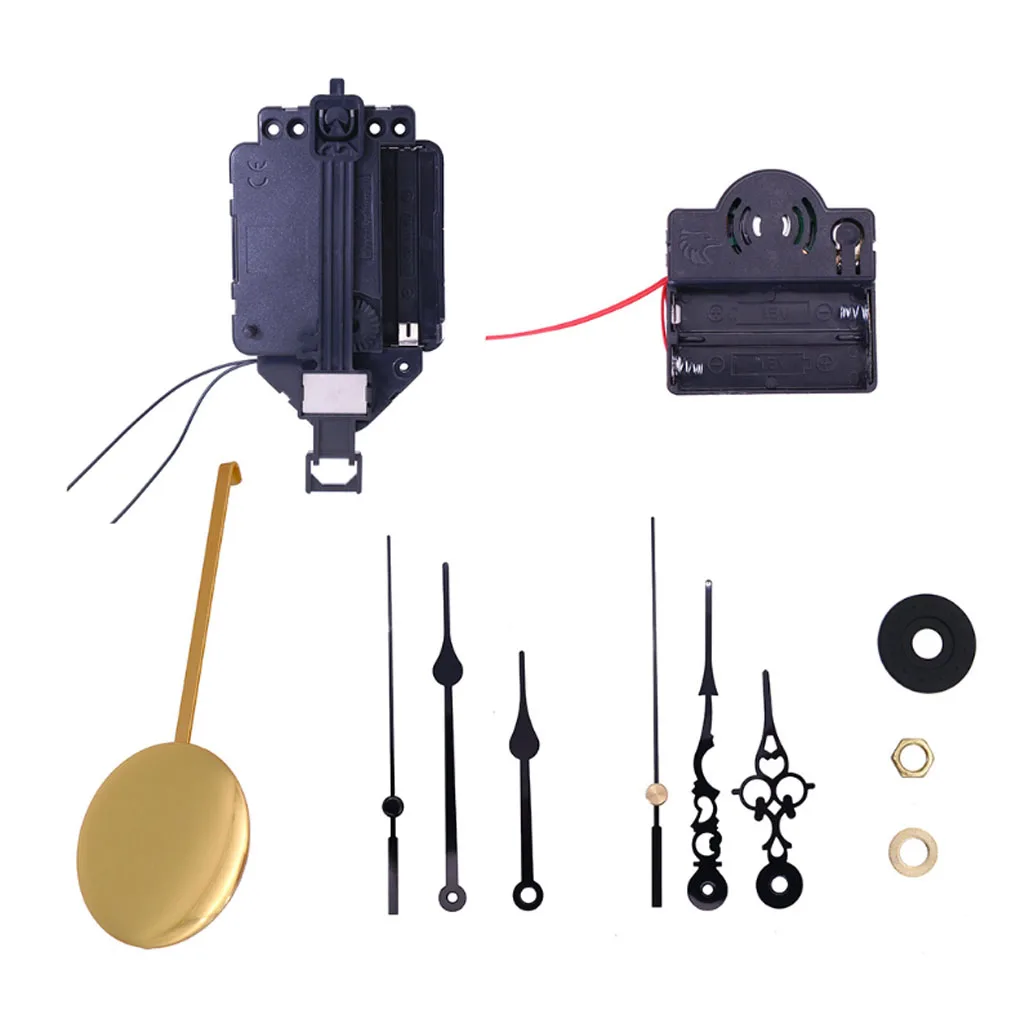 Pendulum Trigger Clock Chime Westminster Melody Movement DIY Kit with 2 Pairs Hands & Pendulum