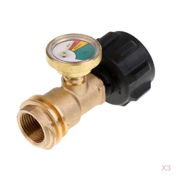 3Propane Tank Gauge Leak Detector For QCC1/Type1 Cylinder Gas Pressure Meter