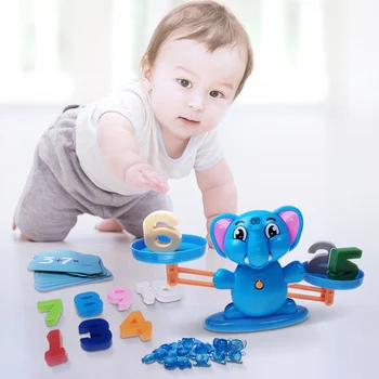 

Balancing Game Stacking Blocks Balancing Elephant Baby Toddlers Toys Building Balance Games YJS99