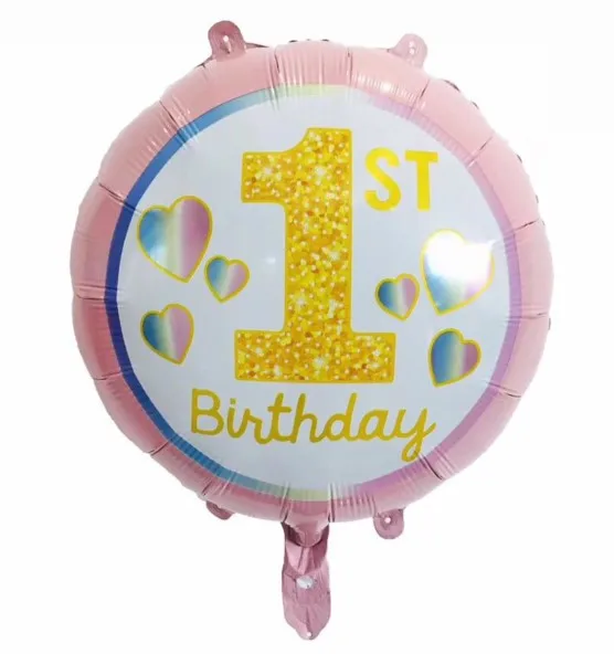 1 шт. фоторамка для дня рождения надувные шары из алюминиевой фольги семья фотобанк украшения для мероприятий надувные игрушки - Цвет: 1pc round Pink