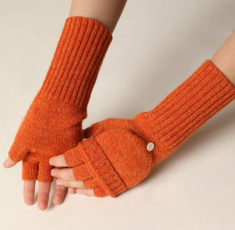 CAVME кашемировые шерстяные варежки перчатки для женщин Femme женские перчатки одноцветные перчатки повседневные модные теплые зимние перчатки