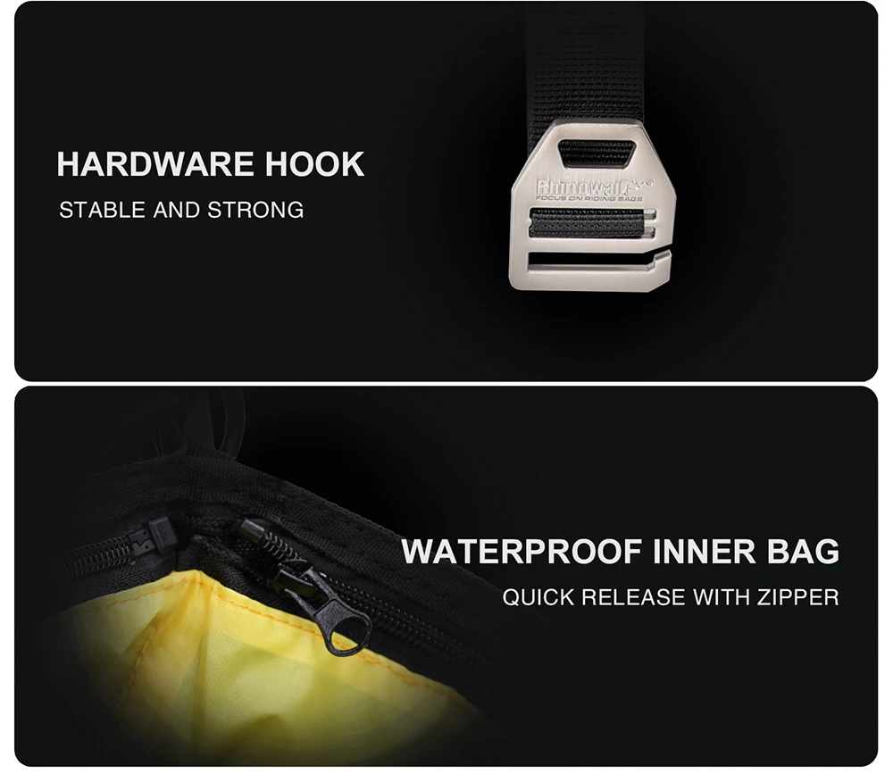 Rhinowalk Motorcycle Motocross Rear Seat Bag 10L 20L 30L Waterproof Luggage Pack Multi-Function 4 IN 1 Bumper Modification Bale (19)