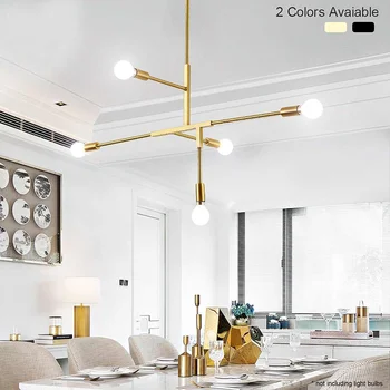 

Modern Metal 5 Lights Pendant Light Lamp Fixture for Dining Room Kitchen Living Room Restaurant