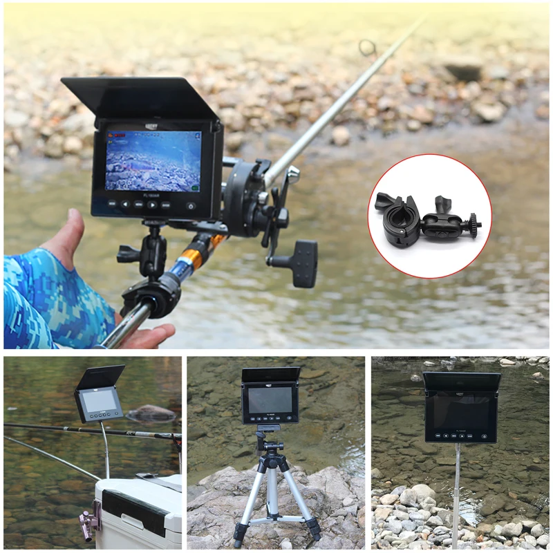 US $126.50 LUCKY Underwater Fishing Camera DVR Underwater Fish Finder Infrared LED Portable Fishing Video Camera LCD Monitor for Kayak Boat