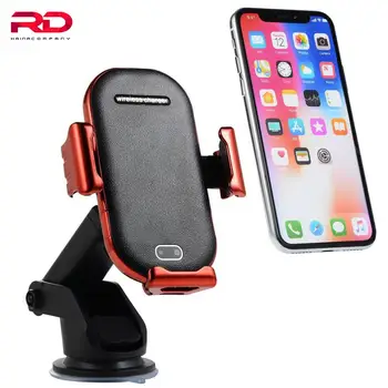 

10W Wireless Car Charger X1 Automatic Clamping Fast Charging Phone Holder Mount in Car for iPhone xr Huawei Samsung Smart Phone
