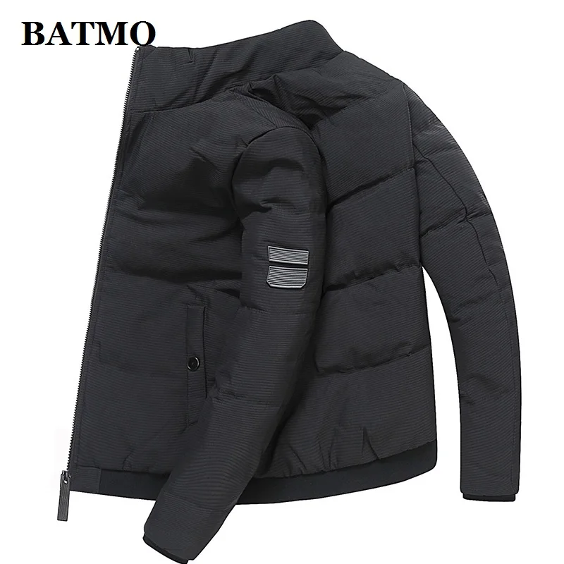 BATMO Новое поступление Зима Высокое качество 80% серый куртки-пуховики для мужчин, мужские теплые зимние куртки, плюс-размер M-3XL 8506