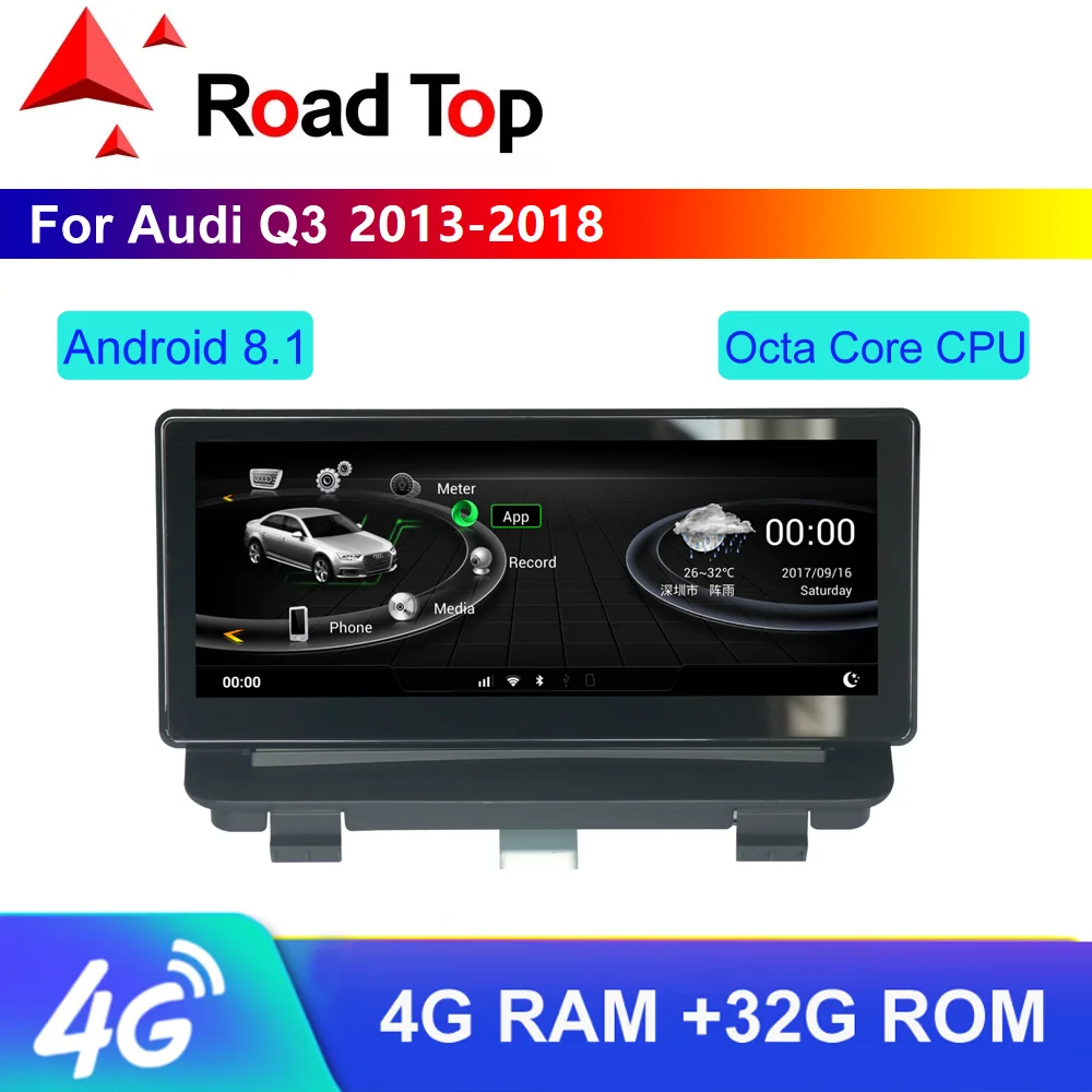 8 &quotAndroid 1 сенсорный экран для Audi Q3 2013-2018 с gps-навигация радио стерео тире