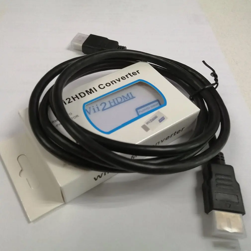 for wii hdmi cable Для wii в HDMI конвертер Поддержка FullHD 720P 1080P 3,5 мм аудио wii 2HDMI адаптер для HDTV wii конвертер дропшиппинг - Цвет: for wii hdmi cable