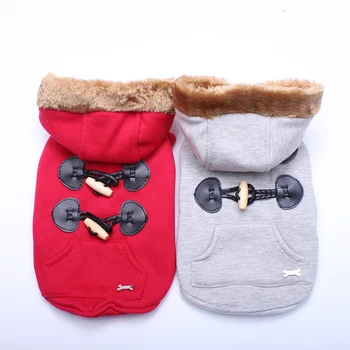 

Dog Pet Coat Hoodie Sweater Pet Puppy Jacket Clothes Horns Deduction Design 4 sizes