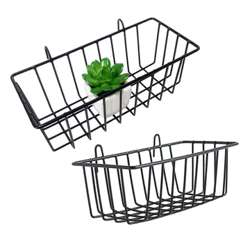 

Fashion-Hanging Grid Storage Rack Display Rack Panel Basket Multifunctional Storage Basket 9.2 inchX3.9 inchX3.1 inch ,2 Pack