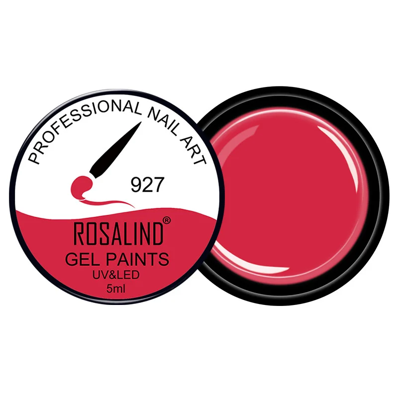 GN54-ROSALIND ROSALIND 5 мл Гель-лак для рисования 142 цветов набор гель-лаков для ногтей для маникюра Сделай Сам верхнее Базовое покрытие Hybird дизайн праймер для ногтей - Цвет: GN54-ROSALIND
