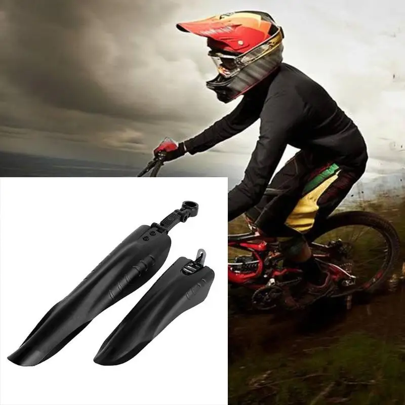 

2pcs Bicycle Front Rear Fenders Mountain Road Bike Mud Removable Guards