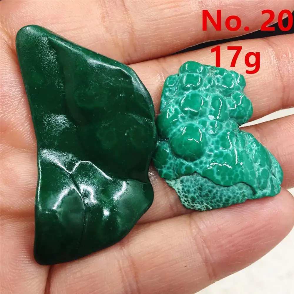1 шт. натуральный Малахит Натуральный Необработанный камень с формой полировки