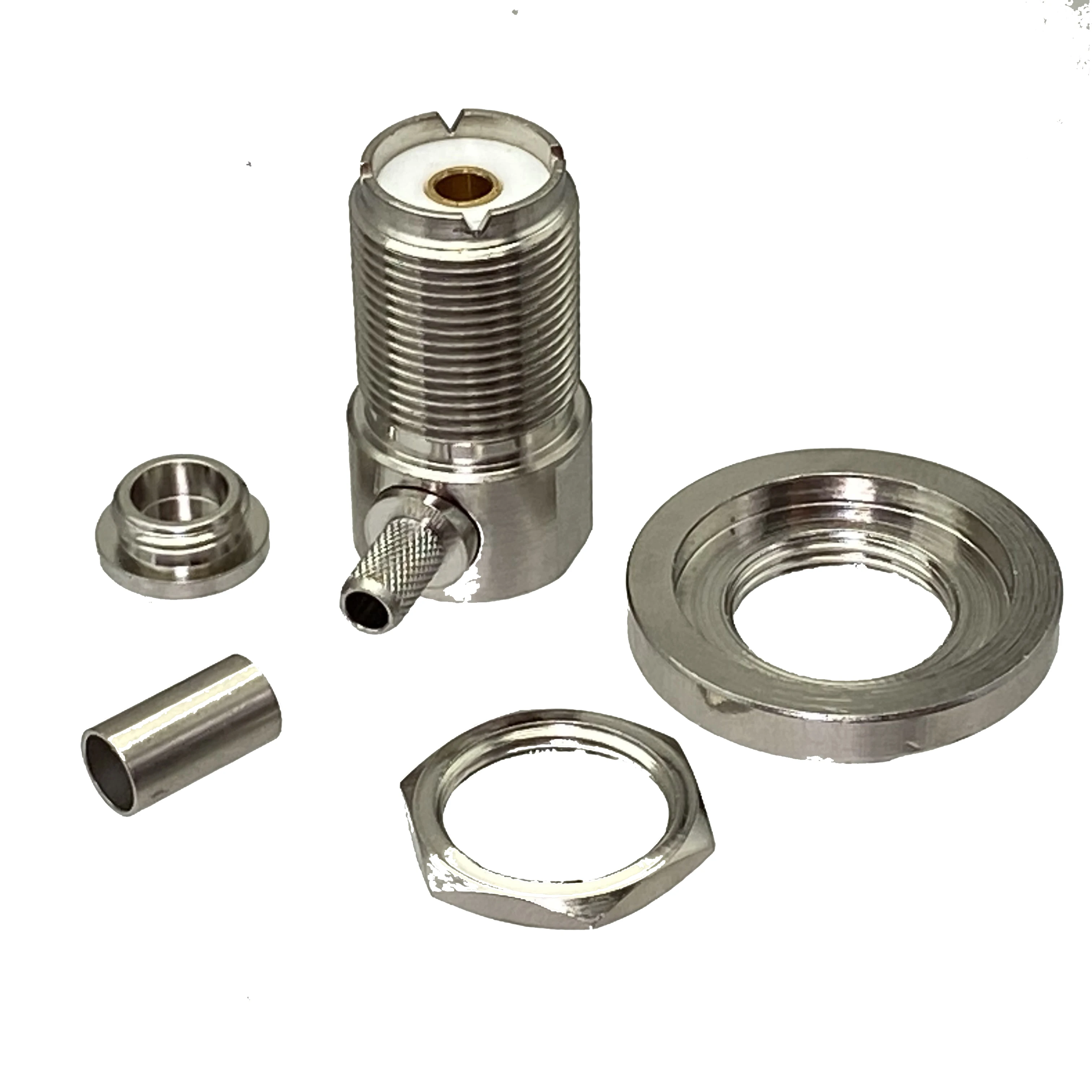 10Pcs Connettore SMA Femmina Jack Paratia A Crimpare Per Cavo - Foto 9