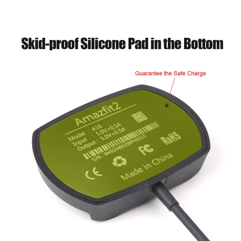 Часы зарядное устройство База путешествия дома быстрая защита цепи противоскользящие стабильный легкий портативный USB Смарт для Amazfit Stratos 2/2S
