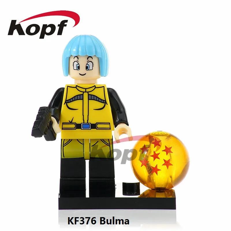 20 шт. Dragon Ball Z Goku Ssj Xeno Android 16 Majin Boo Black Goku Rose фигурки строительные блоки Подарочные игрушки для детей KF495 - Цвет: KF376 20Pcs No Box