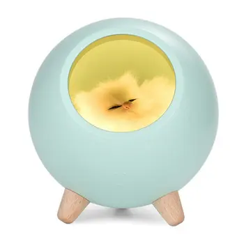 

Cat Pet House Ambience Lamp USB Charging Cute Cartoon Mini LED Night Light Touch Ambient Light Bedroom Decor For Kids