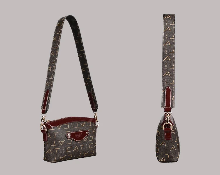 Navy cat Retro Square Bag Ladies Handbag Shoulder Messenger Bags Female 2019 New Korean21