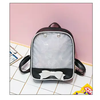 

Transparent Large Capacity Women Backpack Heavy Duty Clear Backpack Bag School Office Travel Security /BY