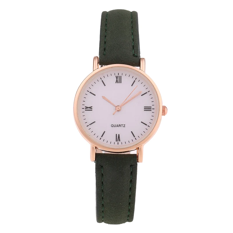 

Fashion Women's Watches Roman Numeral Rose Gold Watch Female Quartz Watch Male Casual Dress Wristwatch Relojes Para Mujer
