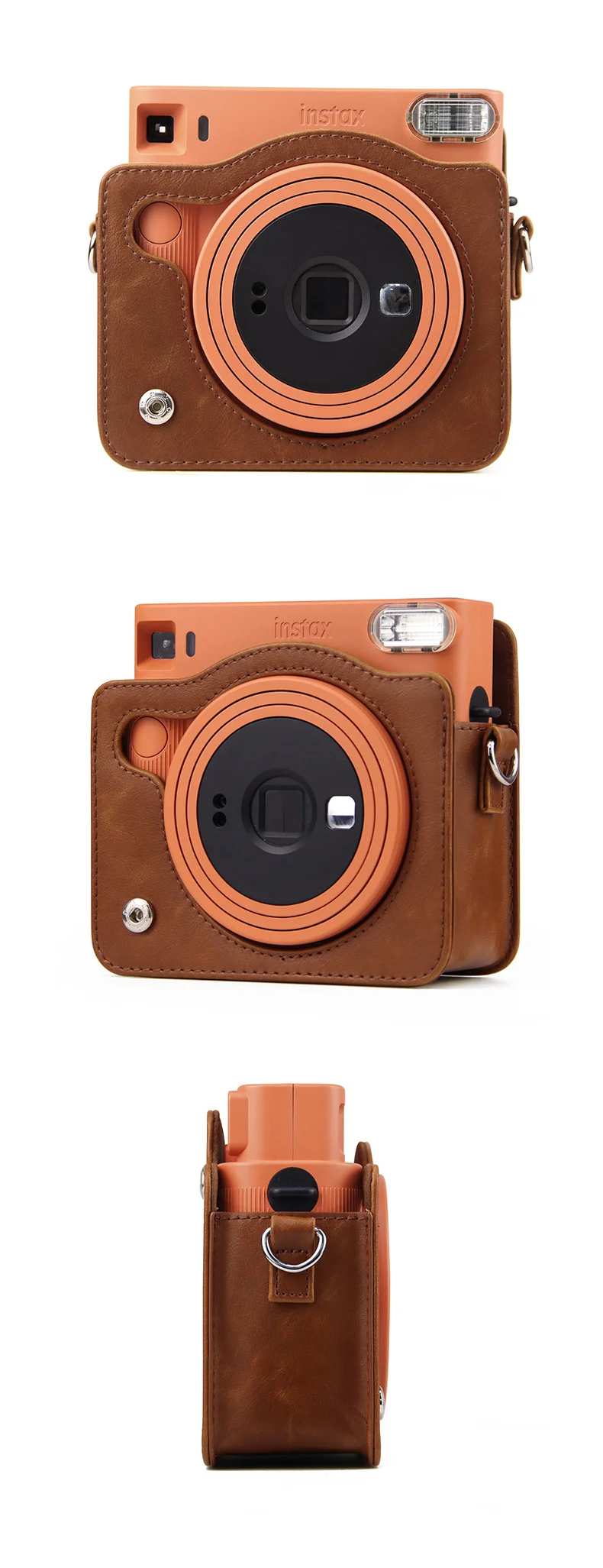 FUJIFILM Instax SQUARE SQ1 Camera Bag 4 colours Vintage PU Leather Case Shoulder Strap Pouch Carry Cover Protection camera and lens backpack