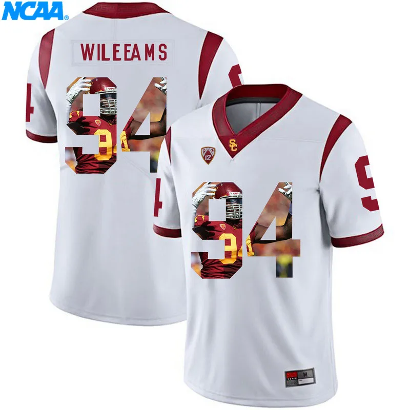 Новое поступление, высокое качество, Leonard Williams#94, Маркус Аллен#33, Молодежная Футболка для колледжа, трикотажные изделия, S-XXXL - Цвет: 2