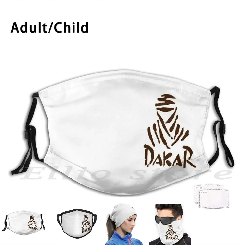 Log Mask Pm2.5 Filter Washable Adult Kid Diy Race Desert Paris Rally Logo Thinks Old Reviewed |