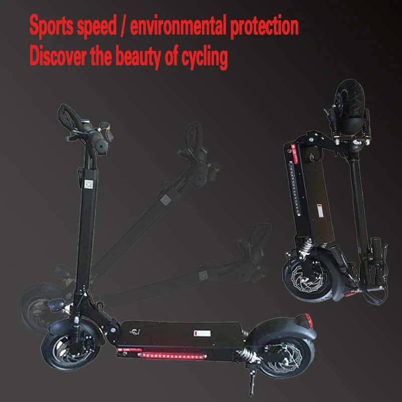 Clearance 10-inch single-drive electric bike bicycle Mini folding skateboard Adult travel scooter bike e-bike 0