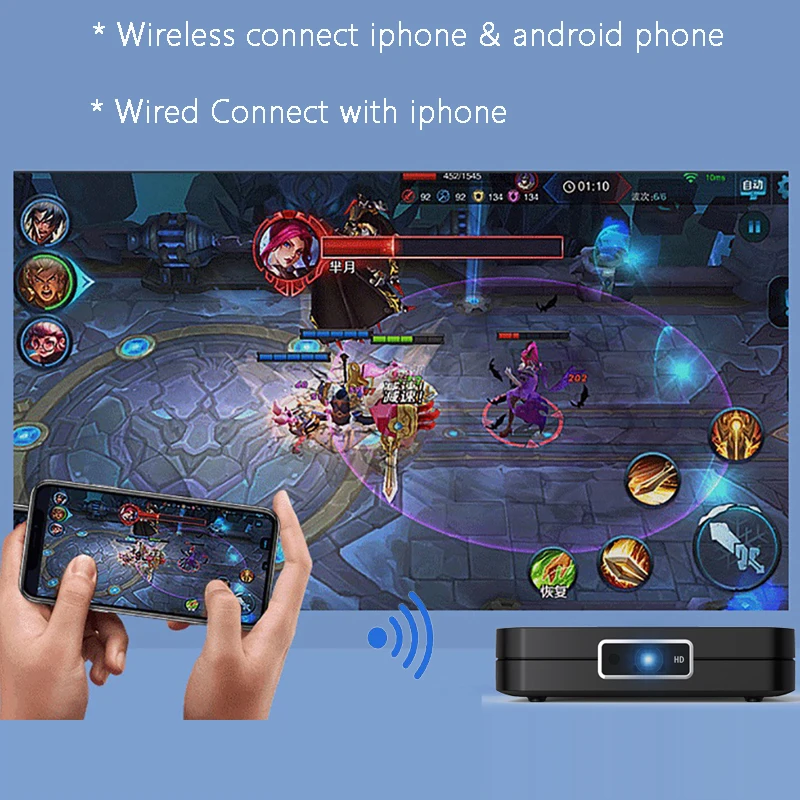 Светодиодный проектор Smartldea K1 android 2 Гб ОЗУ 32 ПЗУ 4K 3D|Проекторы для домашнего