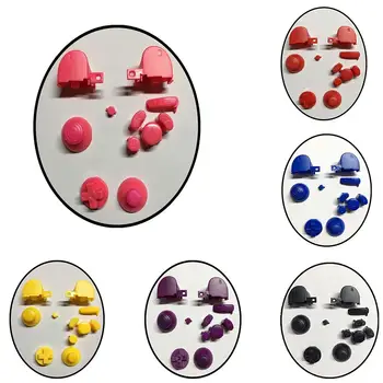 

Colorful color Complete Button Set with Thumbsticks for Nintendo Gamecube Controller Buttonss Replacement Full Set Accessories