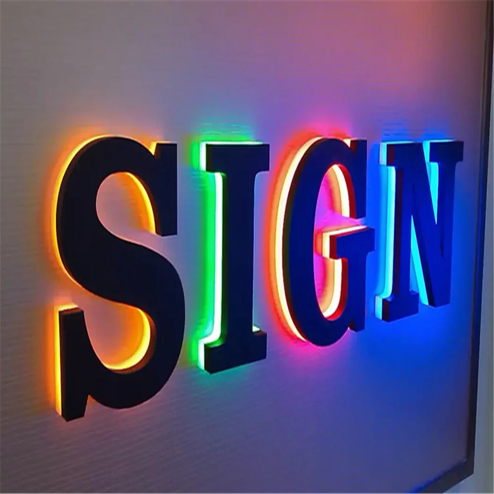 led backlit signs