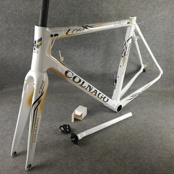 

T1100 UD Gold logo White Colnago C64 carbon road bike frames Bicycle Frameset Concept C60 V3Rs with 48/50/52/54/56cm