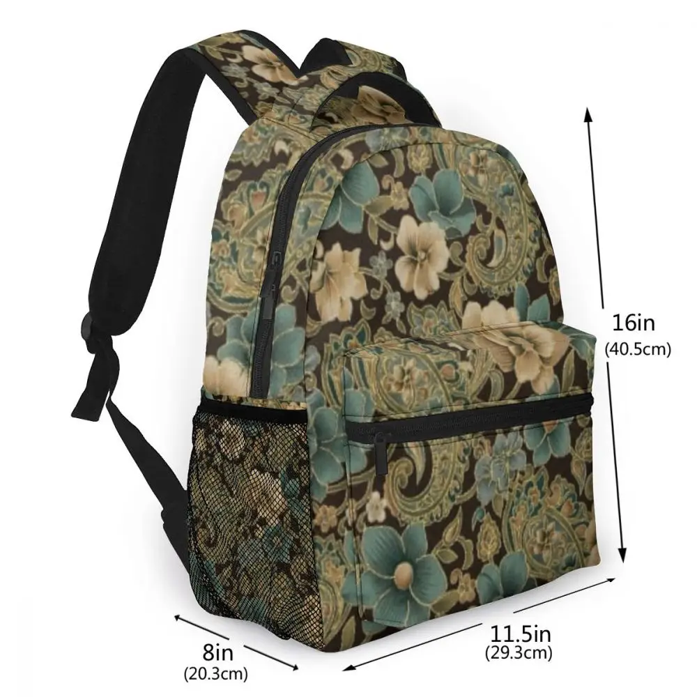 

NOISYDESIGNS 2019 New Hot Sale Softback Solid Women Student Vintage Floral Printed Backpack School Shoulder Backpack Handle Bag