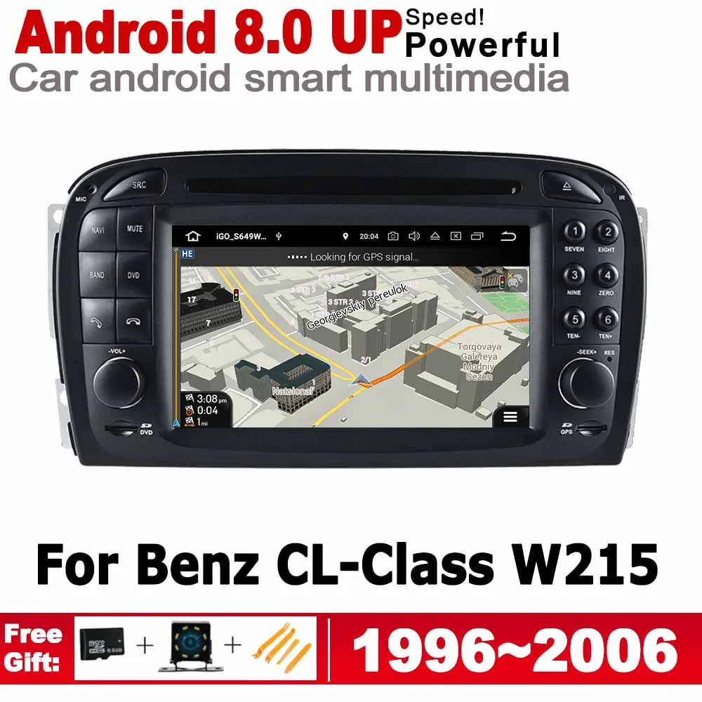 2 Din Android радио GPS навигация для Mercedes Benz CL Class W215 1996 ~ 2006 NTG стерео автоаудио