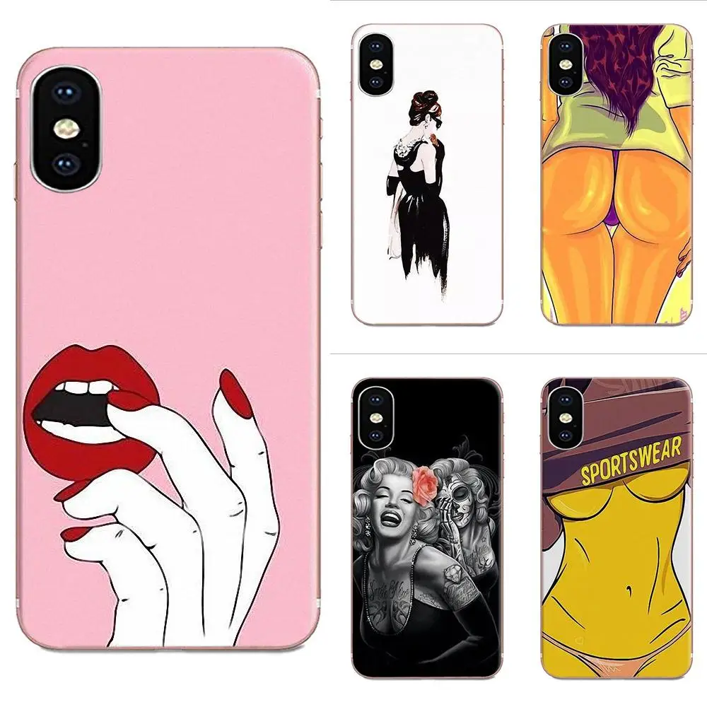 Luxury For Sony Xperia Z Z1 Z2 Z3 Z4 Z5 compact Mini M2 M4 M5 T3 E3 E5 XA XA1 XZ Premium Sexy Marilyn Monroe Audrey Hepburn | Мобильные