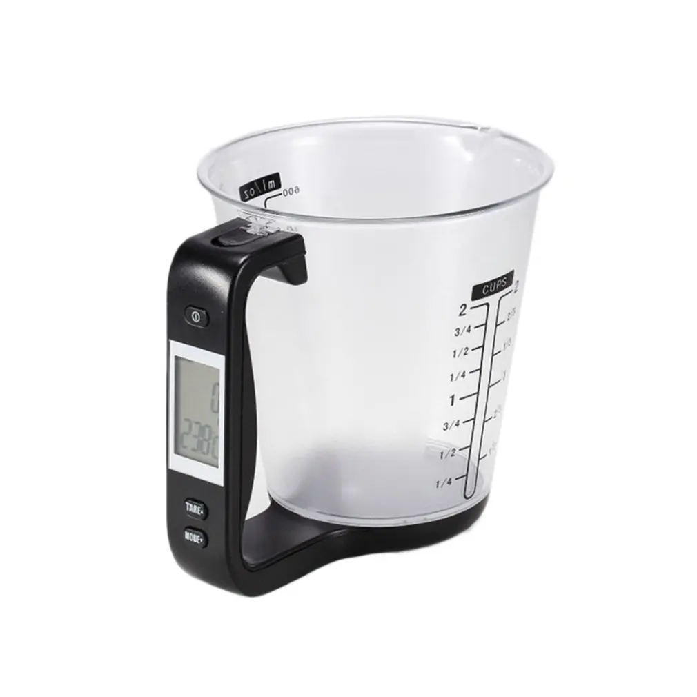 Kitchen Scale Electronic Measuring Cup Baking Scale 1Kg600Ml Liquid Measuring Cup Kitchen Electronic Scale afbeelding