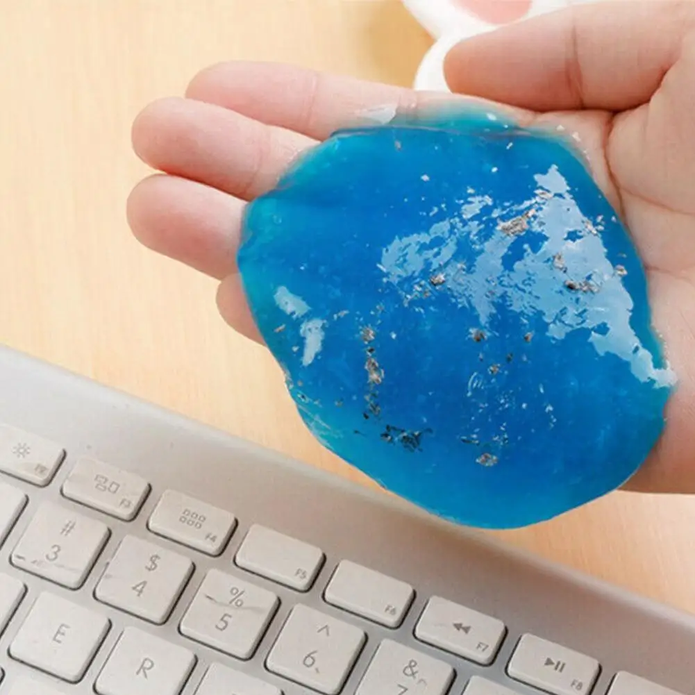 Cleaning Gel Cleaning Magic Mud Car Cleaning Gel Soft Dust Cleaning Glue Reusable Super Clean Mud Slimy Gel For Home Phone Car Pc Laptop Keyboard Sticky Wiper Dust Dirt Wip A8v6