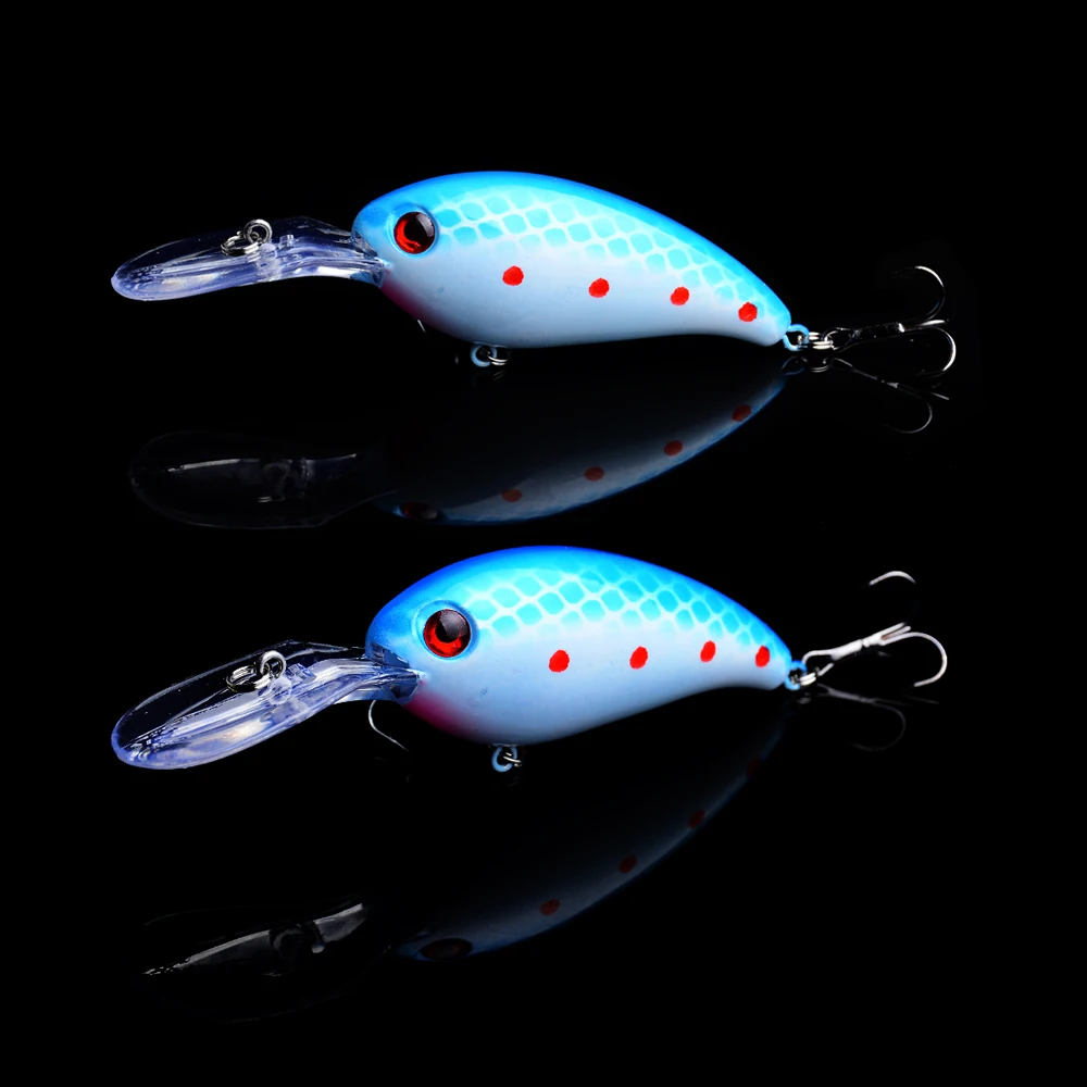 

YUZI 1PC Crankbait Wobblers 10CM 14G Plastic Lure Fishing Tackle Crankbait Bass Bait Pike Perch Fishing Lure
