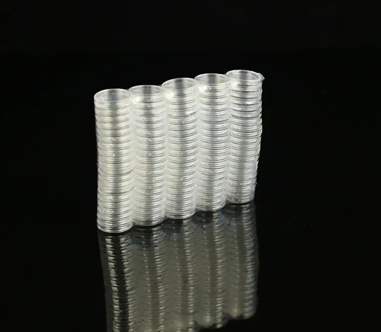Small Round Coin Collection Boxes 65MM Commemorative Coin Protection Boxes Round Display Capsules Collection Gifts