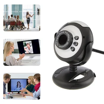 

USB Webcam 5 Million Pixels 480P Driver-free Desktop Computer Laptop Webcam for Video Chatting