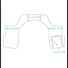 Chaparral Suncoast плавающий шаг Pad лодка EVA Тиковый настил 1/" 6 мм