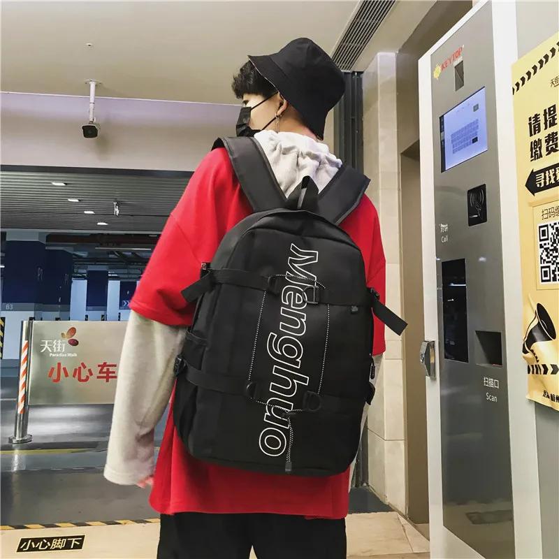 

2018 New Style Japanese-style Street School Bag Casual Female Backpack Large Capacity Sports Couples Double Back Travel Backpack