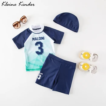 

Swimsuit Baby UV Protection Three Pieces Kids Boys Swimming Suit 2020 Summer New Sport Swimwear for Children Bath Clothes Child